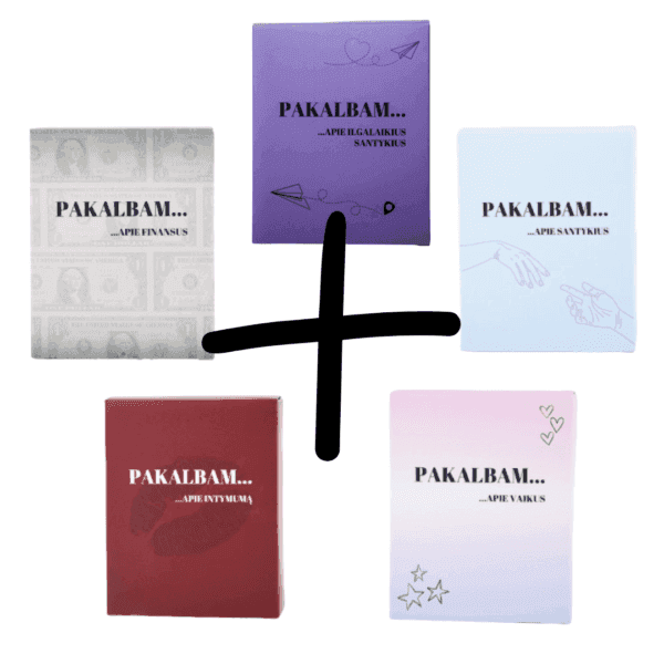 Pokalbių žaidimų rinkinys MAXI Plius