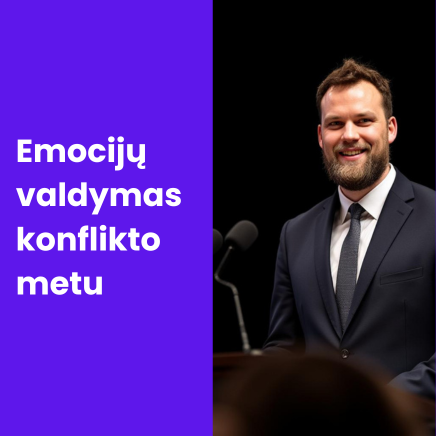 Emocijų valdymas konflikto metu
